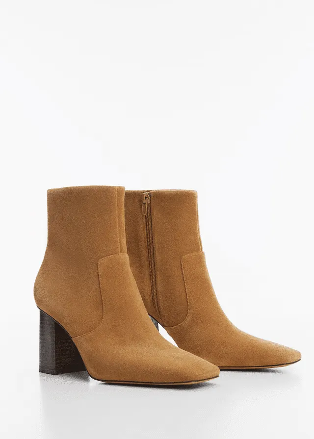 Botín Tacón Serraje — Zapatos Mujer de Trendy Store