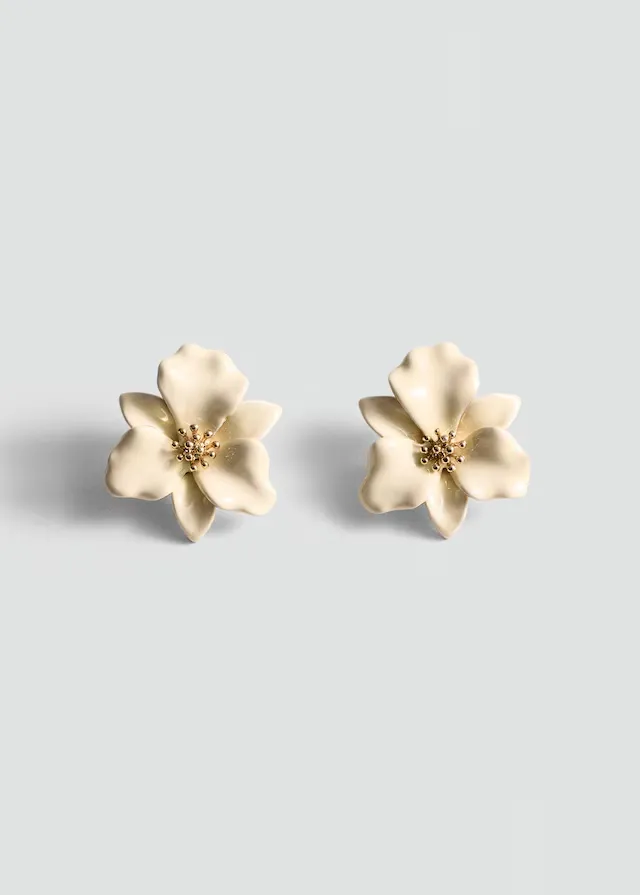 Pendientes Maxi Flor — Bijou de Trendy Store